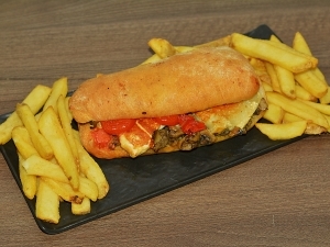 Gourmet Hot Sandwich (Vega Kecskesajtos)