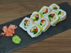 Márton napi sushi tekercs