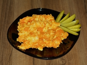 Krumpils tészta csemege uborkával